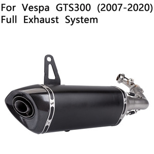 Silenziatore di Scarico Slip-On di Alta Qualità per Moto Vespa Super GTS <span class=keywords><strong>300</strong></span> 2008 2017 2018 2019 2020 GTS300 - Product Image 4