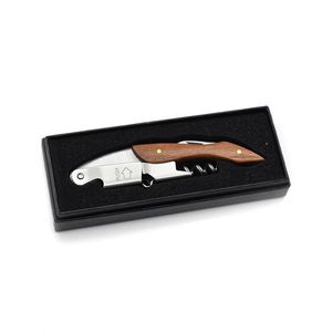 <b>Wine</b> Accessory Gift Set Wooden Handle Waiter's Corkscrew <b>Wine</b> <b>Stopper</b> with Gift Box - Product Image 2