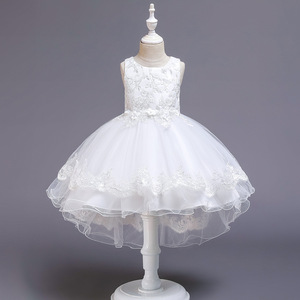 188 Nuevo vestido niña fiesta niños niños ropa bebé lindo elegante ropa comunión boda niña vestido - Product Image 4