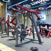 Nouveau design pas cher prix chargé de la plaque de l'équipement de gymnastique Fitness rangée haute assis