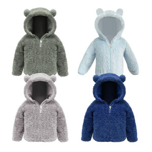 Offre Spéciale hiver bébé vestes vêtements manteaux <span class=keywords><strong>de</strong></span> noël épaississement enfants dessin animé <span class=keywords><strong>petit</strong></span> ours garçon fille coupe-vent vêtements ensembles - Product Image 6