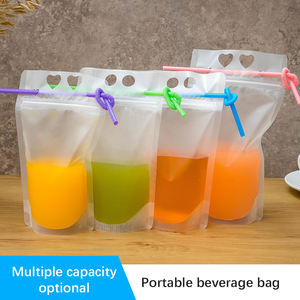 Vertical Café Liquide 500ML Unique Soupe Emballage Vietnam Double Fermeture Éclair 700ML En Plastique Eau Stand up Pouch - Product Image 2