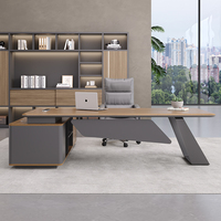 Mobilier de bureau pour chef de bureau Table de bureau exécutive pour chef d'entreprise Table de bureau de luxe pour chef d'entreprise