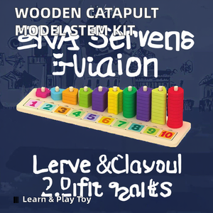 Catapulta de Madera con Forma de Planta, Modelo de Trabucheta, Juego de Juguetes Educativos STEM para Ensamblaje Manual - Product Image 2