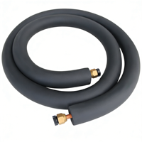 Tuyaux en cuivre isolés en spirale pour la réfrigération, tuyaux en cuivre bon marché de Chine, bobines de chauffage au gaz, tuyaux en cuivre de 5/8 pour climatiseur