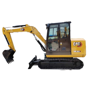 Excavatrices Caterpillar 305.5 d'occasion de haute qualité, certifiées CE, excavatrices hydrauliques sur chenilles de 5,5 tonnes d'occasion avec accessoire de pouce - Product Image 1