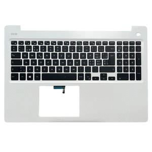 Teclado Retroiluminado para Portátil <span class=keywords><strong>Dell</strong></span> Serie G, G3 3579 02Y92D 0VX8FR 0PHTP8, con Reposamuñecas Blanco, Nuevo, Negro, UI AR SP BE SW - Product Image 5
