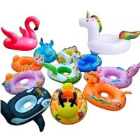 Bouées de piscine gonflables en PVC durable en forme d'animaux personnalisées Beckon, licorne, pour enfants, pour les jeux aquatiques d'été et les fêtes