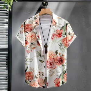 <span class=keywords><strong>เสื้อ</strong></span>เชิ้ตแขนสั้นผู้ชาย<span class=keywords><strong>เสื้อ</strong></span>เชิ้ตลำลองสี่ด้านสำหรับฤดูใบไม้ผลิ2024ฤดูร้อน - Product Image 4