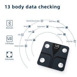 Welly — balance de corps numérique, à pesée corporelle, intelligente, pour salle de bain, avec application, nouveau Design - Product Image 3