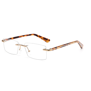 Retro phong cách cổ điển không có vành rõ ràng <span class=keywords><strong>Lens</strong></span> kính đọc sách thời trang không có vành linh hoạt khung - Product Image 5