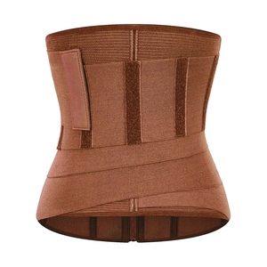 Cinturón de Control Abdominal de cintura estrecha <span class=keywords><strong>para</strong></span> <span class=keywords><strong>mujer</strong></span>, vendaje adelgazante de alta calidad, entrenador de cintura, envoltura de cintura con cremallera - Product Image 2