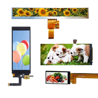Pantalla LCD TFT tipo barra de 0.91'', 1.3'', 2.99'', 6.1'', 7.0'', 8.0'', 10.1'', ultra ancha de 3.9 pulgadas, módulo LCD TFT IPS largo con interfaz SPI