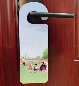 Panneaux de porte d'hôtel en PVC de qualité supérieure, « Ne pas déranger », personnalisables en forme et en message pour moments intimes - Product Image 3