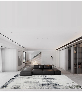 Wilton Hiện Đại Sọc Dệt Thảm Cao Đống Máy Làm Polyester + Polypropylene Nhà Phòng Khách Phòng Ngủ Cửa-Len Lông - Product Image 4