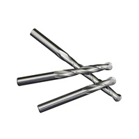 Carbure boule nez fin fraise CNC Bits spirale solide routeur Bits 2F Ballnose 6mm boule nez pour bois