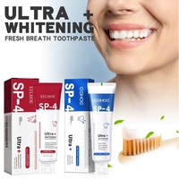 Dentifrice Probiotique Ultra+ Blanchissant SP-4 pour la Santé des Gencives - Menthe Fraîche Anti-Taches - Pack Économique 120g
