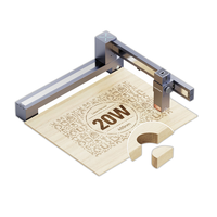 Machine de gravure laser LX1 LX1 MAX, nouveau mode avec fonction de découpe, laser Pecker 2W/10W/20W pour la gravure sur bois et métal