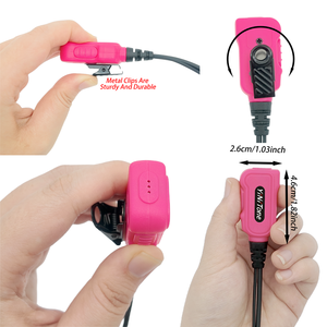 Casque acoustique professionnel YiNiTone EAP-2 avec tube acoustique discret et prise 2 broches haute sensibilité pour BaoFeng UV-5R Kenwood TK-2107/3107 - Product Image 3