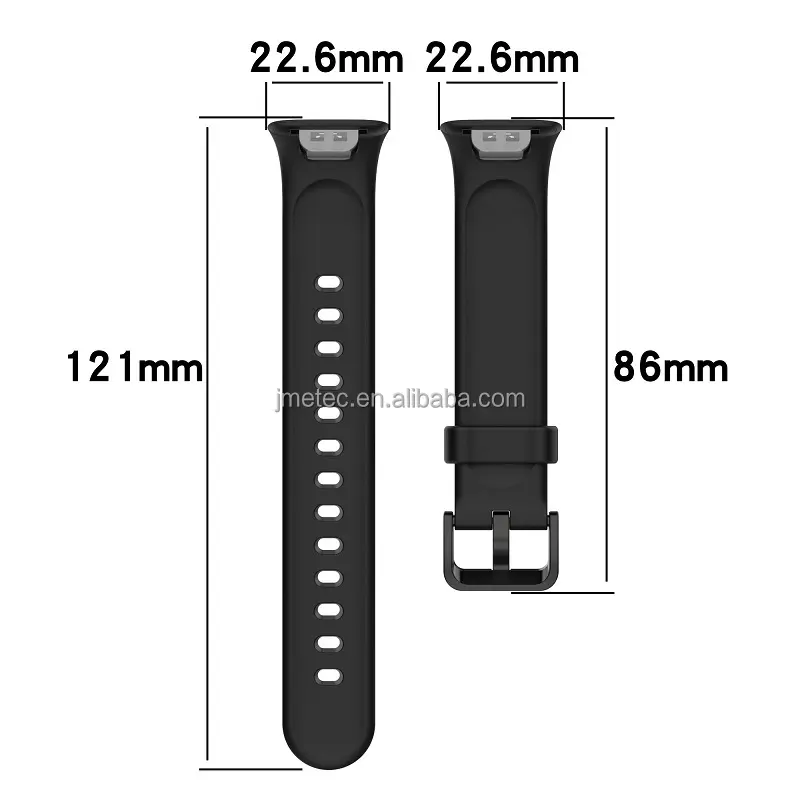 2022 Hot Sale Replacement Wristband Buckle Silicone Mi Band 7 Pro Strap For Xiaomi 7 Pro