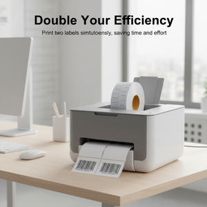 Etiquetas de precio personalizadas de papel encerado para ropa, etiquetas de hombro, pegatinas y etiquetas de hombro con línea azul para prendas de vestir - Product Image 4