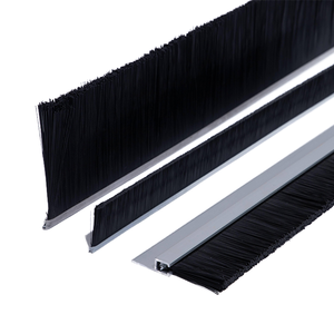 <span class=keywords><strong>Brosse</strong></span> <span class=keywords><strong>à</strong></span> bande en alliage d'aluminium <span class=keywords><strong>de</strong></span> type F - Noir, joint d'étanchéité pour <span class=keywords><strong>porte</strong></span> <span class=keywords><strong>de</strong></span> garage, montage facile, maintien du <span class=keywords><strong>bas</strong></span> <span class=keywords><strong>de</strong></span> <span class=keywords><strong>porte</strong></span> enroulable pour usage industriel - Product Image 4