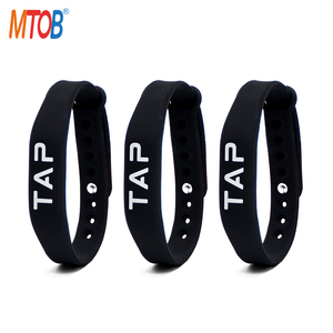 Fashion Style Silicone 13.56mhz <strong>NFC</strong> <strong>NTAG215</strong> Wristband Type 2 <strong>NTAG215</strong> <strong>NFC</strong> Wristband - Product Image 4