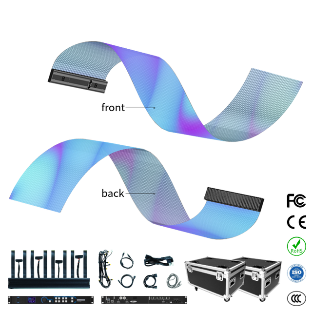 LINO Factory 1000x240mm Transparent LED Display Screen Holographic LED Film for Glass 1000x240mm Size Factory Direct