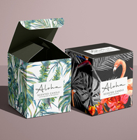 Emballage de boîte en papier de parfum huile essentielle soins de la peau de luxe personnalisé imprimé