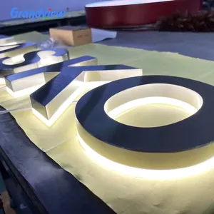 Fast Delivery Front Lit Acrylic Letter External Illuminated Building Signs Led Channel Letter Signage Board