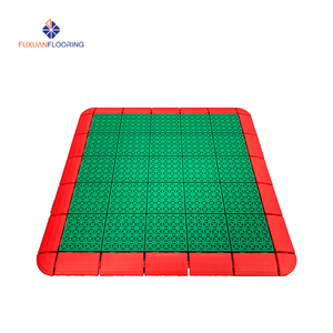 Suelo Deportivo Ecológico Portátil <span class=keywords><strong>de</strong></span> Material Plástico, Suelo Interconectable para Canchas Deportivas <span class=keywords><strong>de</strong></span> Fútbol, Baloncesto y Otros Deportes - Product Image 1