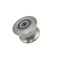 6204U rainure rouleau 78mm Double roulement en acier poulie grue matériel lourd câble métallique outil de levage 20mm diamètre Tube rond