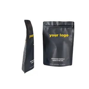 Free Sample 7g 14g 28g Custom Printed Plastic Mylar Pouch Resealable Stand Up Zip Lock Cookie Bags