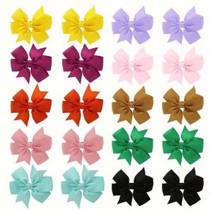 Pinza para el pelo de boutique con lazo de cinta de grogrén para niñas - Accesorios para el pelo infantiles promocionales, regalo para fiestas - Product Image 1