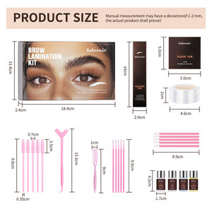 Kit de lamination des <span class=keywords><strong>sourcils</strong></span> semi-permanente végane personnalisé, étiquette privée, kit de lamination des <span class=keywords><strong>sourcils</strong></span> imperméable avec outils - Product Image 4
