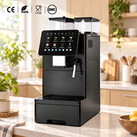 Machine à café expresso automatique multifonctionnelle CE CB, du grain à la tasse, avec mousse de lait et boissons chaudes ou froides, pour usage commercial