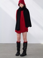 Pull-over en cachemire pur à 100 % pour femme, col rond, coupe oversize, lourd, chaud, doux, texturé, tricot spirale pour l'hiver