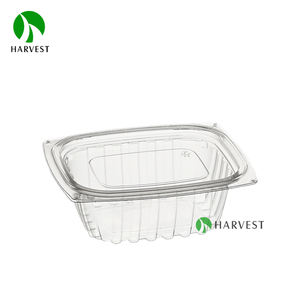 Tazón de Ensalada Desechable de Plástico Transparente con Tapa - Product Image 3