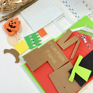 Kit creativo de manualidades de fieltro con parche de <span class=keywords><strong>calabaza</strong></span>, juguetes educativos divertidos para niños, fabricación de joyas inspiradas, Material de espuma <span class=keywords><strong>EVA</strong></span> duradero - Product Image 4