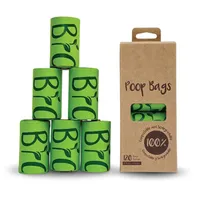 Earth Friendly Dog Poop Bags, 100% Biodegradable
