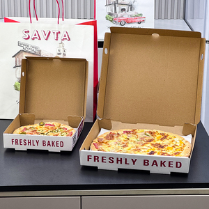 Scatole per Pizza e Sushi Personalizzate in Cartone Ondulato Ecologico Biodegradabile con Chiusura Magnetica e Logo Personalizzato - Product Image 4