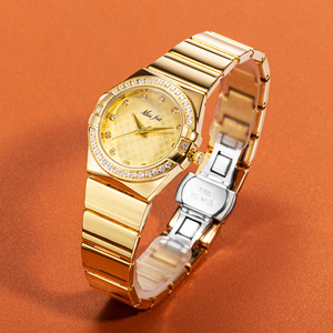 Wholesale Light Luxury Leisure Versatile Quartz <b>Watch</b> Waterproof Diamond Quartz <b>Watch</b> for Women - Product Image 5