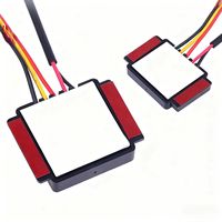 Interrupteur Tactile Intelligent 12W LED Monocouleur avec Variateur de Luminosité, Capteur Tactile, 12V, Matériau ABS, Installation Facile pour Miroir, IP et Autres Applications
