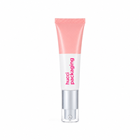 Tube cosmétique en plastique PE personnalisé D19 10ml 20ml, tube à presser pour crème BB, fond de teint, avec pompe sans air
