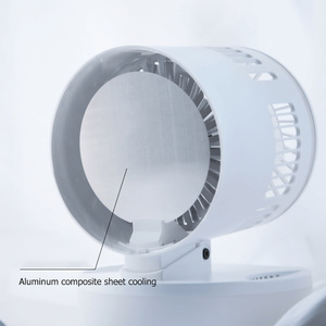 Miniventilador plegable portátil eléctrico con 3 engranajes, linterna led de camping con ventilador de <span class=keywords><strong>techo</strong></span>, miniventilador de pie USB para habitación - Product Image 6