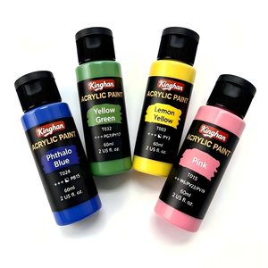 Juego de 36 Colores de <span class=keywords><strong>Pintura</strong></span> Acrílica de 60 ml en Botellas para Proyectos de Arte en Estudio y Escuela <span class=keywords><strong>con</strong></span> Calidad Duradera y Resistente al Desgaste - Product Image 6