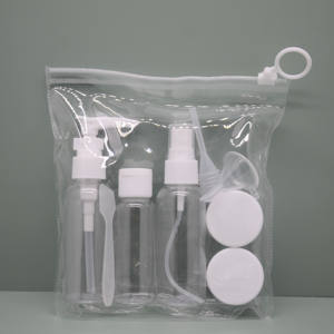 Kit de <span class=keywords><strong>voyage</strong></span> en plastique pour animaux de compagnie, ensemble de pots en verre, ensemble de soins quotidiens, ensemble de bouteilles de <span class=keywords><strong>voyage</strong></span>, prix d'usine - Product Image 6