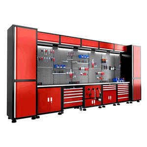 Aanpasbare, robuuste, modulaire werkplaats gereedschapskast van staal, ijzeren werkbank, garage werkstation, opslag met OEM-ondersteuning - Product Image 2