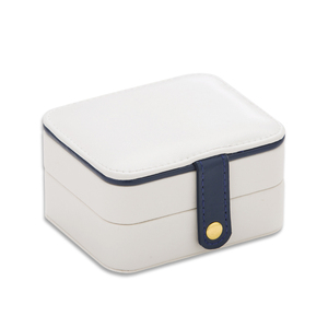 Pochette Minimaliste en Velours de Luxe Personnalisée pour Bijoux avec Miroir, Emballage en Cuir Personnalisé pour Bijoux Faits Main, Personnalisable - Product Image 1