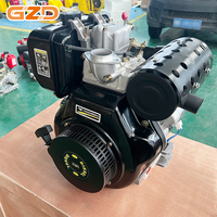 Moteur diesel Changfa 186F 418cc 38kg 6,6 kW pour petite machine routière
